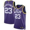 Maillot Homme Utah Jazz Lauri Markkanen 2023-24 Nike Classic Edition Violet Swingman